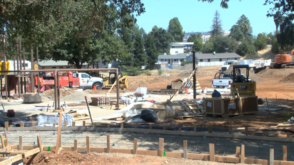 Hewitt Park under construction