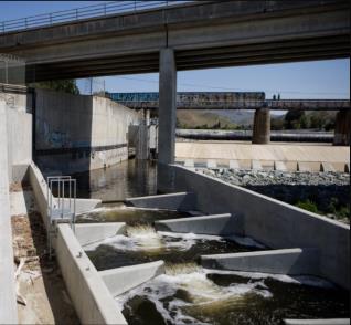 Alameda Creek fish ladder